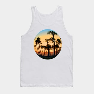 Golden Sunset at California Beach Tank Top